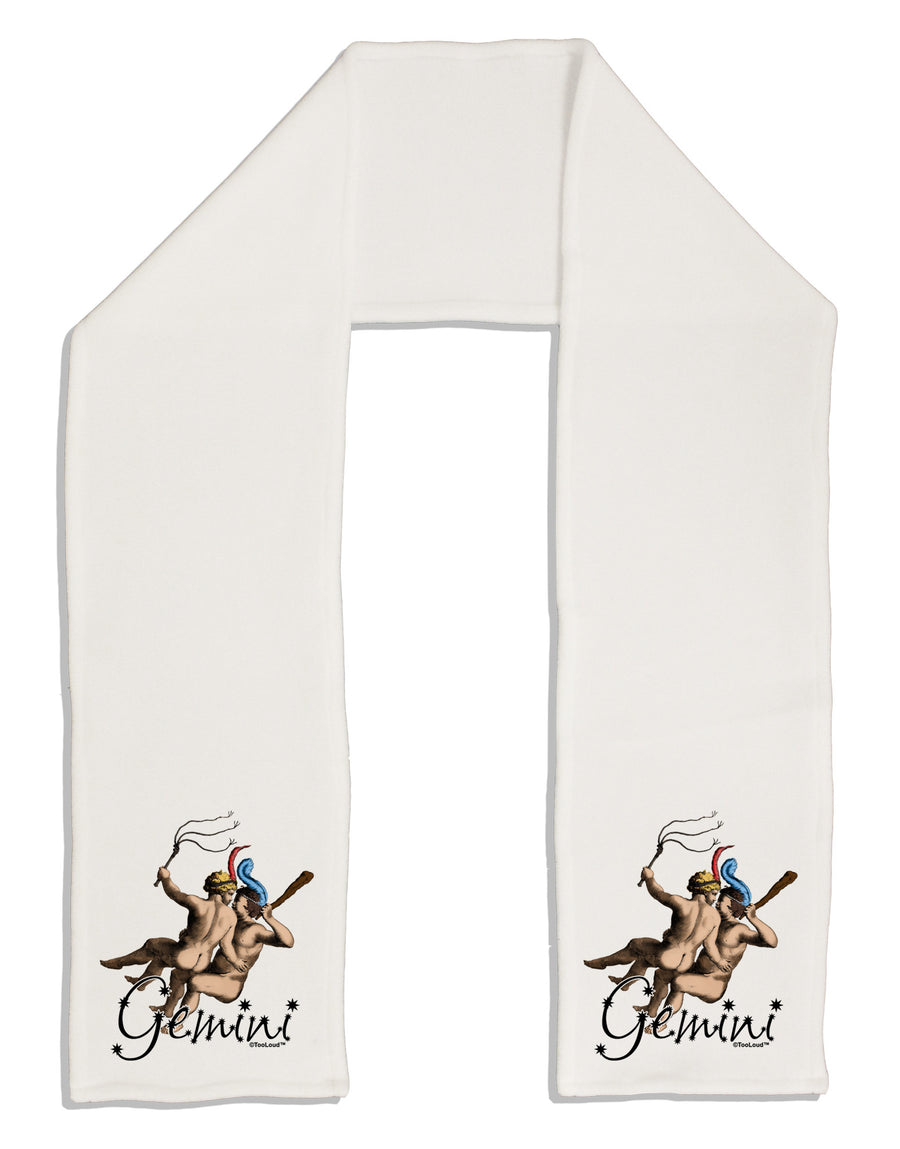 Gemini Illustration Color Adult Fleece 64&#x22; Scarf-TooLoud-White-One-Size-Adult-Davson Sales