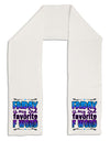 Friday - 2nd Favorite F Word Adult Fleece 64&#x22; Scarf-TooLoud-White-One-Size-Adult-Davson Sales