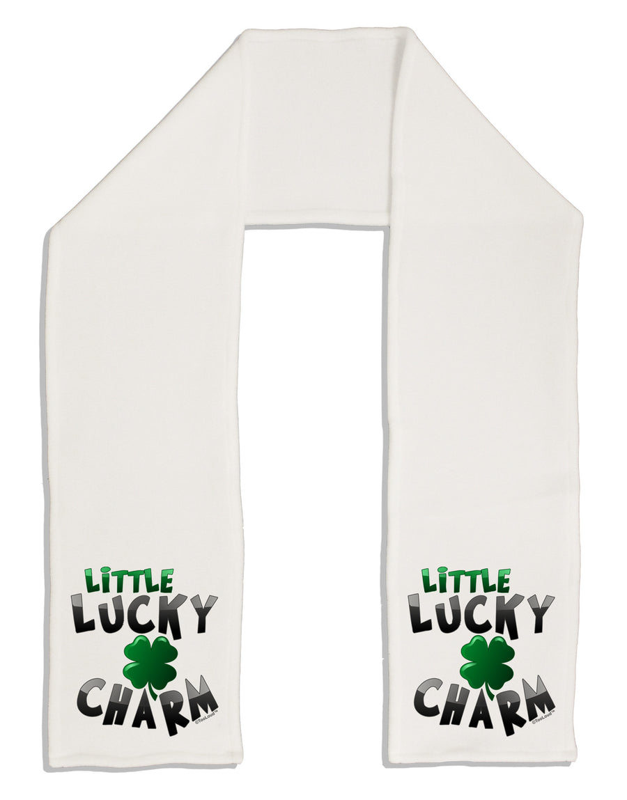 Little Lucky Charm Adult Fleece 64&#x22; Scarf-TooLoud-White-One-Size-Adult-Davson Sales