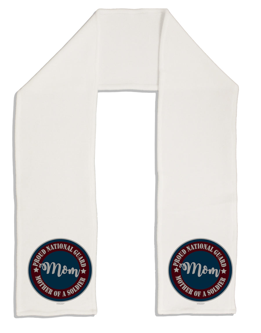 TooLoud Proud National Guard Mom Adult Fleece 64 Inch Scarf-Scarves-TooLoud-White-One-Size-Adult-Davson Sales