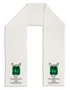 Birthstone Emerald Adult Fleece 64&#x22; Scarf-TooLoud-White-One-Size-Adult-Davson Sales