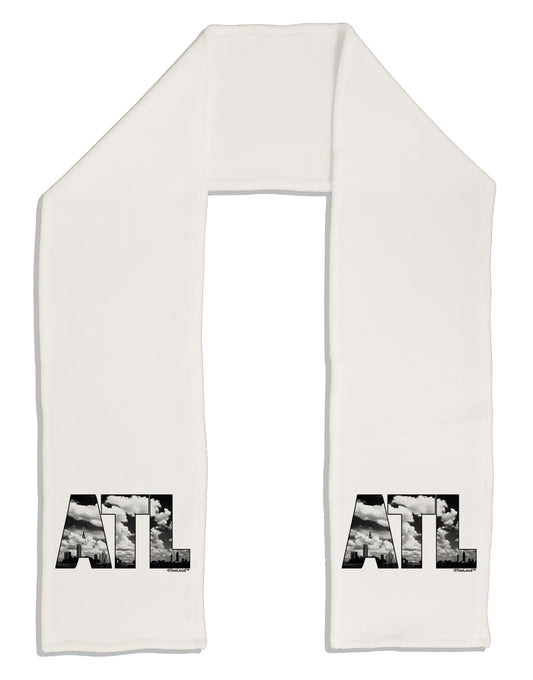 ATL Atlanta Text Adult Fleece 64&#x22; Scarf by TooLoud-TooLoud-White-One-Size-Adult-Davson Sales