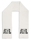 ATL Atlanta Text Adult Fleece 64&#x22; Scarf by TooLoud-TooLoud-White-One-Size-Adult-Davson Sales