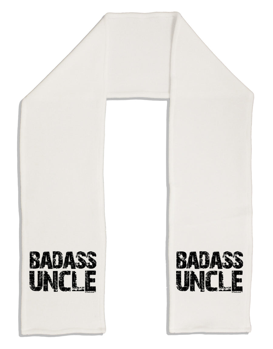 Badass Uncle Adult Fleece 64&#x22; Scarf by TooLoud-TooLoud-White-One-Size-Adult-Davson Sales