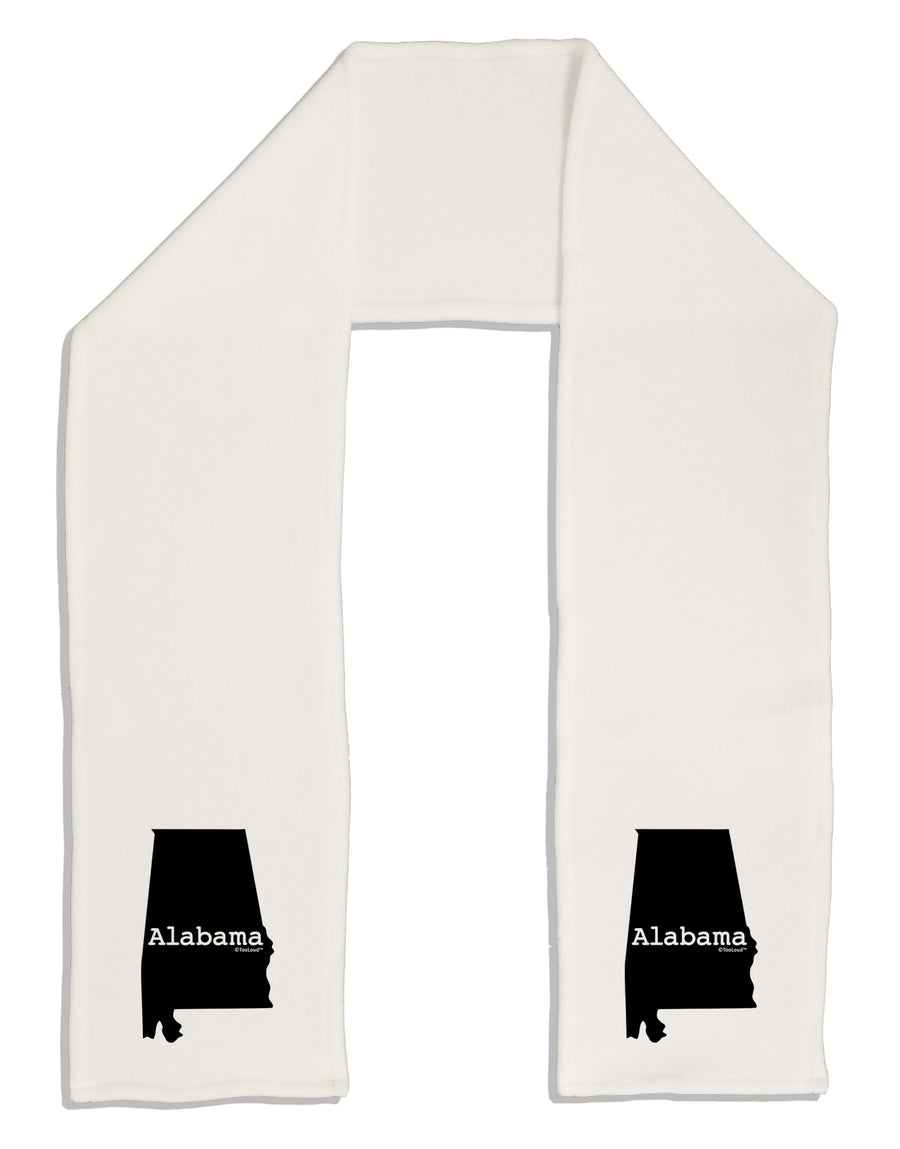 Alabama - United States Shape Adult Fleece 64&#x22; Scarf by TooLoud-TooLoud-White-One-Size-Adult-Davson Sales