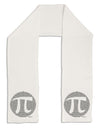 Pi Day Design - Pi Circle Cutout Adult Fleece 64&#x22; Scarf by TooLoud-TooLoud-White-One-Size-Adult-Davson Sales