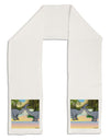 Diplodocus Longus - Without Name Adult Fleece 64" Scarf-TooLoud-White-One-Size-Adult-Davson Sales