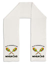 Stop Staring At My Maracas Adult Fleece 64&#x22; Scarf-TooLoud-White-One-Size-Adult-Davson Sales