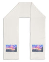 Colorado Rainbow Sunset Watercolor Adult Fleece 64&#x22; Scarf-TooLoud-White-One-Size-Adult-Davson Sales