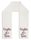 Daughter of a Queen - Matching Mom and Daughter Design Adult Fleece 64&#x22; Scarf by TooLoud-TooLoud-White-One-Size-Adult-Davson Sales