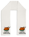 Happy Thanksgiving Adult Fleece 64 Inch Scarf-Scarves-TooLoud-White-One-Size-Adult-Davson Sales