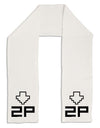 Player Two Selection Icon Adult Fleece 64&#x22; Scarf-TooLoud-White-One-Size-Adult-Davson Sales