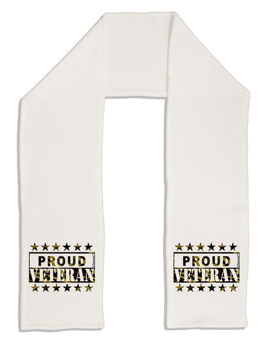 Proud Veteran Camo Adult Fleece 64&#x22; Scarf-TooLoud-White-One-Size-Adult-Davson Sales