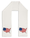 United States Cutout - American Flag Design Adult Fleece 64&#x22; Scarf by TooLoud-TooLoud-White-One-Size-Adult-Davson Sales