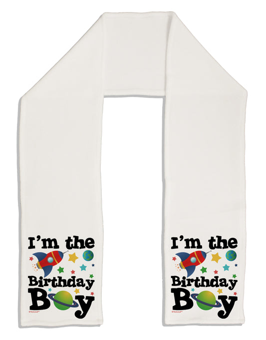 I'm the Birthday Boy - Outer Space Design Adult Fleece 64&#x22; Scarf by TooLoud-TooLoud-White-One-Size-Adult-Davson Sales