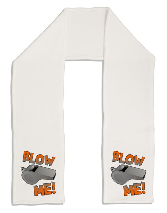 Blow Me Whistle Adult Fleece 64&#x22; Scarf-TooLoud-White-One-Size-Adult-Davson Sales