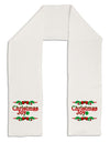 Christmas Joy Color Adult Fleece 64&#x22; Scarf-TooLoud-White-One-Size-Adult-Davson Sales