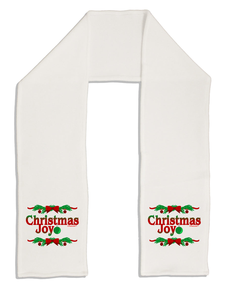 Christmas Joy Color Adult Fleece 64&#x22; Scarf-TooLoud-White-One-Size-Adult-Davson Sales