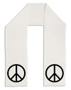 Peace Sign Symbol Adult Fleece 64&#x22; Scarf-TooLoud-White-One-Size-Adult-Davson Sales