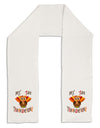 My 1st Thanksgiving Adult Fleece 64&#x22; Scarf-TooLoud-White-One-Size-Adult-Davson Sales