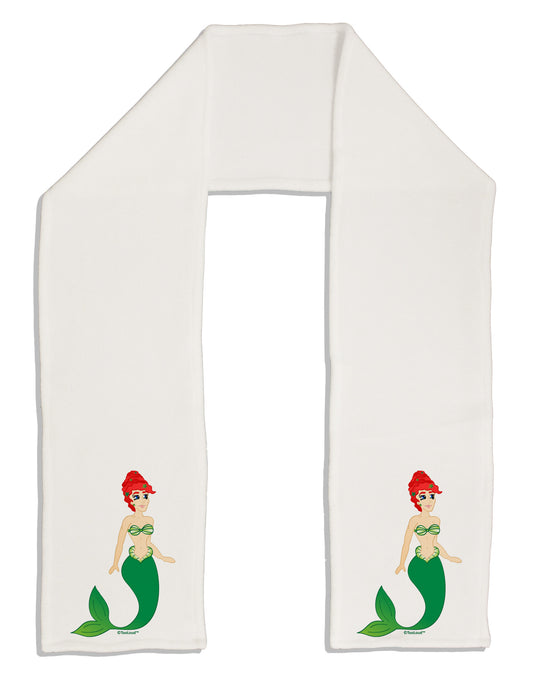 Mermaid Design - Green Adult Fleece 64&#x22; Scarf-TooLoud-White-One-Size-Adult-Davson Sales