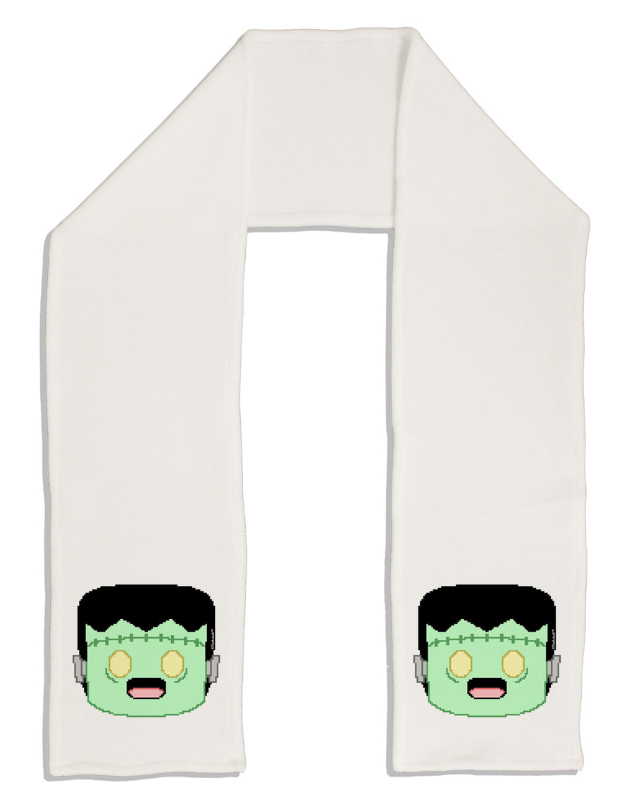 Cute Pixel Monster Adult Fleece 64&#x22; Scarf-TooLoud-White-One-Size-Adult-Davson Sales