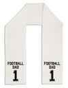 Football Dad Jersey Adult Fleece 64&#x22; Scarf by TooLoud-TooLoud-White-One-Size-Adult-Davson Sales