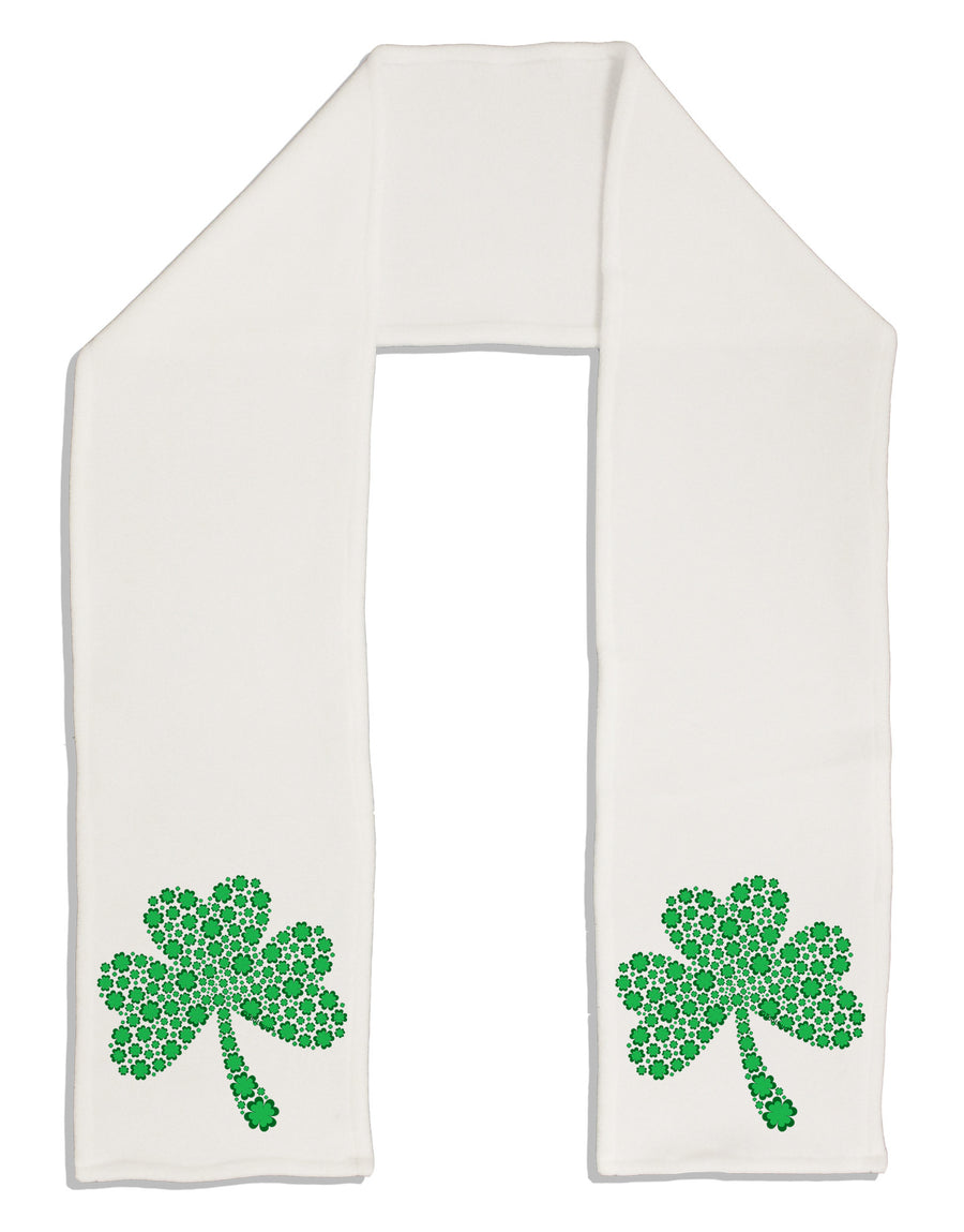 St. Patrick's Day Shamrock Design - Shamrocks Adult Fleece 64&#x22; Scarf by TooLoud-TooLoud-White-One-Size-Adult-Davson Sales