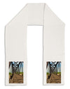 Colorado Landscape Bridge Adult Fleece 64&#x22; Scarf-TooLoud-White-One-Size-Adult-Davson Sales