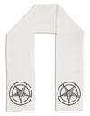 Sigil of Baphomet Adult Fleece 64&#x22; Scarf by-TooLoud-White-One-Size-Adult-Davson Sales