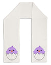 Cute Hatching Chick - Purple Adult Fleece 64&#x22; Scarf by TooLoud-TooLoud-White-One-Size-Adult-Davson Sales