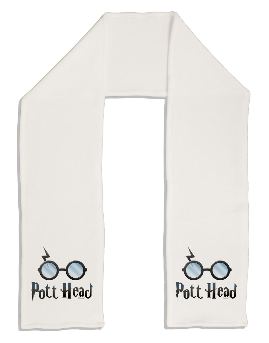 Pott Head Magic Glasses Adult Fleece 64" Scarf-TooLoud-White-One-Size-Adult-Davson Sales