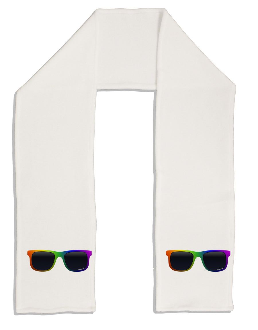 Pride Rainbow Glasses Adult Fleece 64&#x22; Scarf by TooLoud-TooLoud-White-One-Size-Adult-Davson Sales