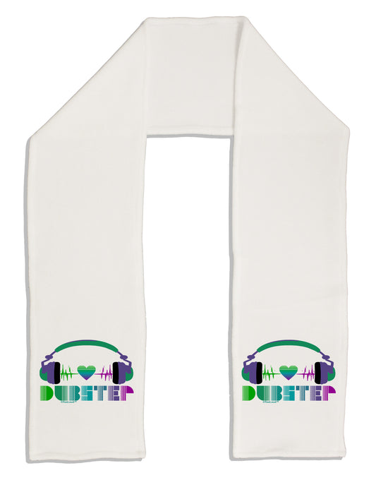 Heart Dubstep Adult Fleece 64&#x22; Scarf-TooLoud-White-One-Size-Adult-Davson Sales