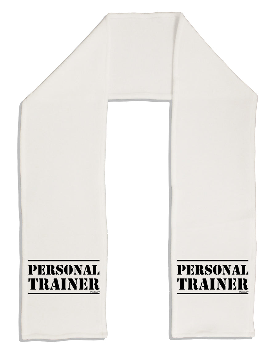 Personal Trainer Military Text Adult Fleece 64 Inch Scarf-Scarves-TooLoud-White-One-Size-Adult-Davson Sales