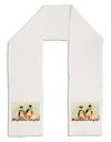 Magellanic Penguin Text Adult Fleece 64&#x22; Scarf-TooLoud-White-One-Size-Adult-Davson Sales