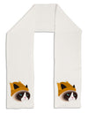 Disgruntled Cat Wearing Turkey Hat Adult Fleece 64&#x22; Scarf by-TooLoud-White-One-Size-Adult-Davson Sales