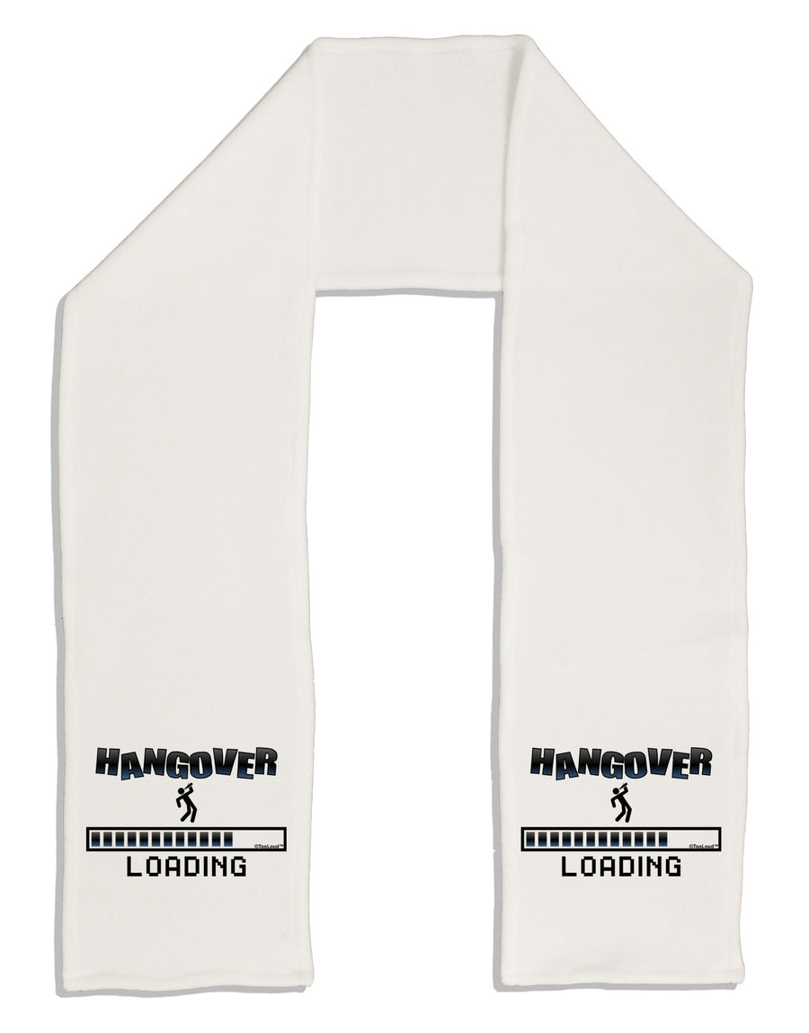 Hangover Loading Adult Fleece 64&#x22; Scarf-TooLoud-White-One-Size-Adult-Davson Sales