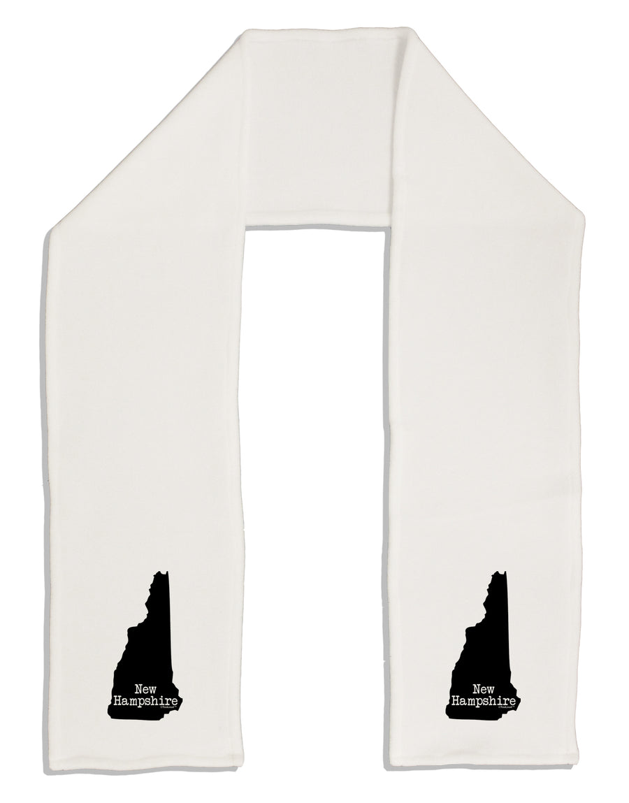 New Hampshire - United States Shape Adult Fleece 64&#x22; Scarf by TooLoud-TooLoud-White-One-Size-Adult-Davson Sales