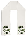 One Lucky Dad Shamrock Adult Fleece 64 Inch Scarf-Scarves-TooLoud-White-One-Size-Adult-Davson Sales