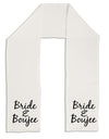 TooLoud Bride and Boujee Adult Fleece 64 Inch Scarf-Scarves-TooLoud-White-One-Size-Adult-Davson Sales