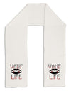 Vamp Life Adult Fleece 64" Scarf-TooLoud-White-One-Size-Adult-Davson Sales