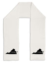 Virginia - United States Shape Adult Fleece 64&#x22; Scarf by TooLoud-TooLoud-White-One-Size-Adult-Davson Sales