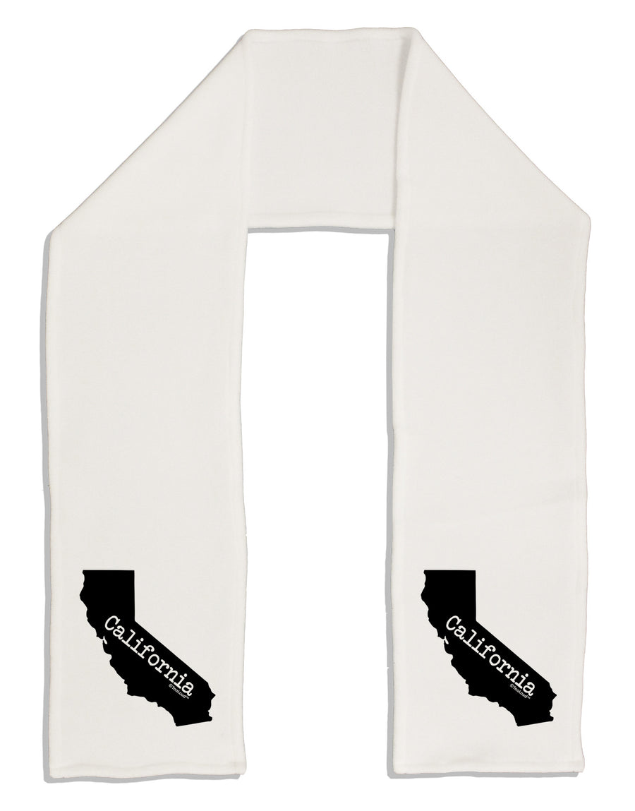 California - United States Shape Adult Fleece 64&#x22; Scarf by TooLoud-TooLoud-White-One-Size-Adult-Davson Sales