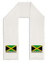 Jamaica Flag Adult Fleece 64&#x22; Scarf-TooLoud-White-One-Size-Adult-Davson Sales