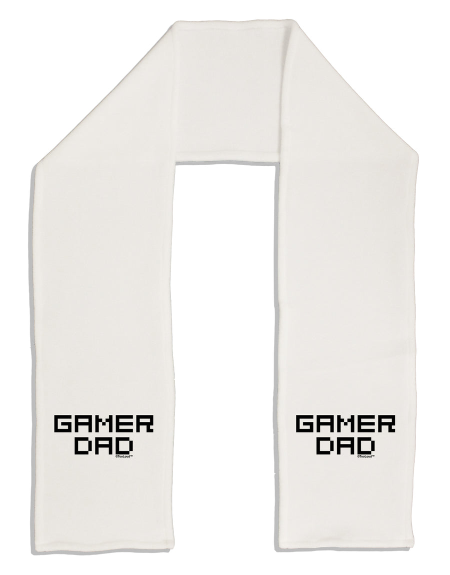 Gamer Dad Adult Fleece 64&#x22; Scarf by TooLoud-TooLoud-White-One-Size-Adult-Davson Sales