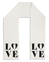 Love Splatter Adult Fleece 64&#x22; Scarf-TooLoud-White-One-Size-Adult-Davson Sales