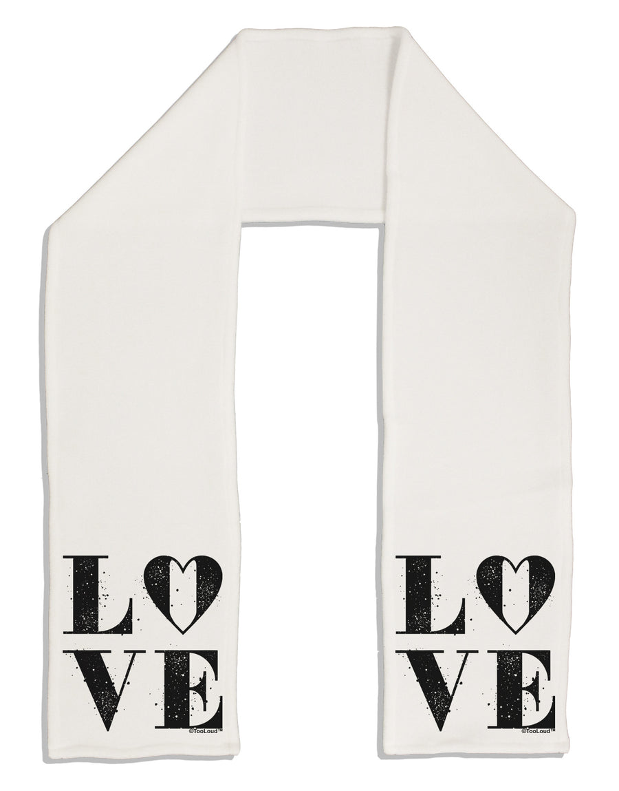 Love Splatter Adult Fleece 64&#x22; Scarf-TooLoud-White-One-Size-Adult-Davson Sales