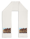 Colorado Mountain Spires Adult Fleece 64&#x22; Scarf-TooLoud-White-One-Size-Adult-Davson Sales