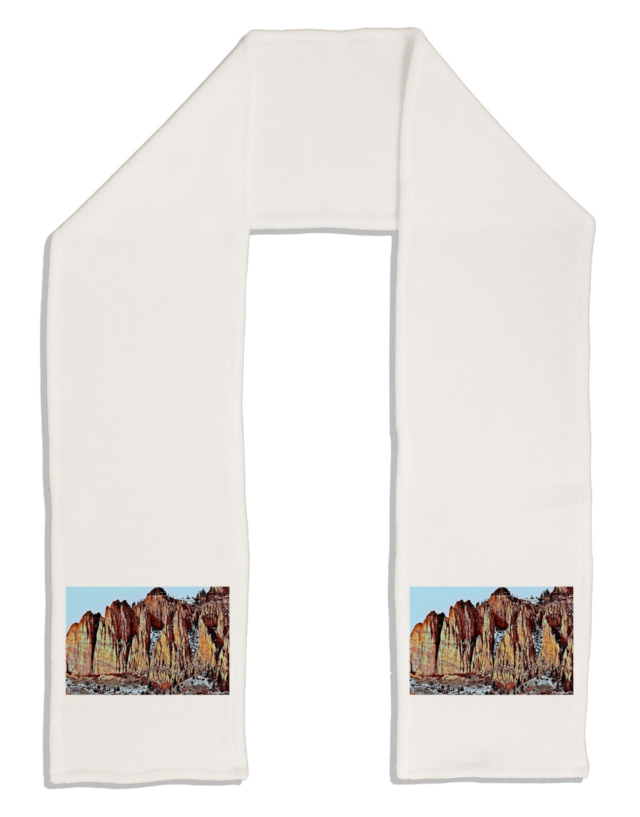 Colorado Mountain Spires Adult Fleece 64&#x22; Scarf-TooLoud-White-One-Size-Adult-Davson Sales